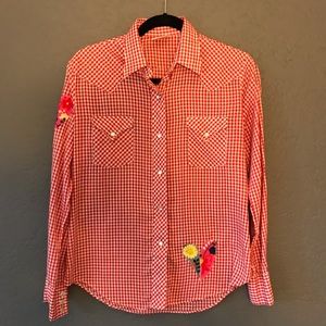 Vintage western style blouse